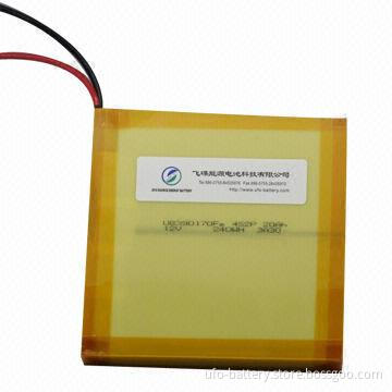 LiFePO4 Batteries for Robot, with 12V Voltage and 20Ah Typical Capacity